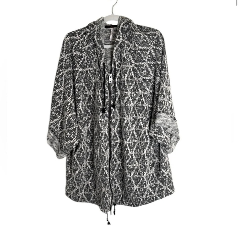 Free People Santa Fe Kimono Hoodie Size Medium Oversized Boho Loungewear